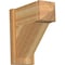 Ekena Millwork Traditional Rough Sawn Arts and Crafts Outlooker, Western Red Cedar, 8"W x 18"D x 18"H OUT08X18X18TRA03RWR - alternate 1